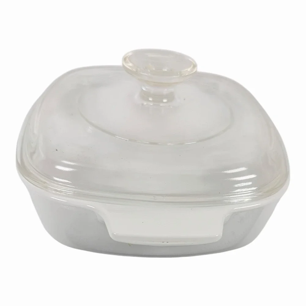 Spice Of Life Cornning Ware 1‎ Quart Casserole Dish, Handles, Glass Lid, A-1-B